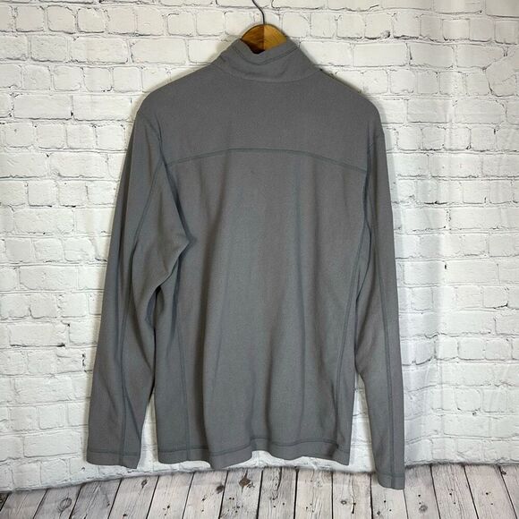 Patagonia Men's Micro D Fleece Pullover Size L Large Gray Quarter Zip 26176 - Picture 4 of 7